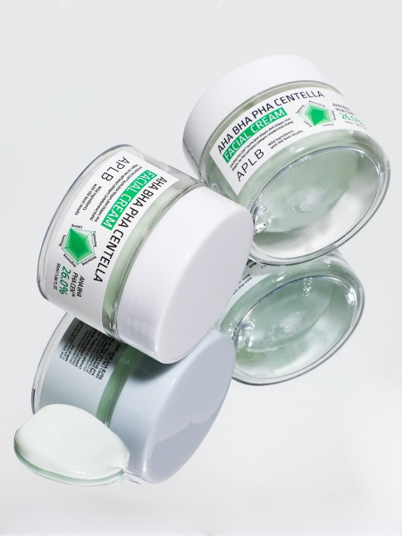 APLB Успокаивающий крем против воспалений AHA BHA PHA Centella Facial Cream 55 мл фото 1