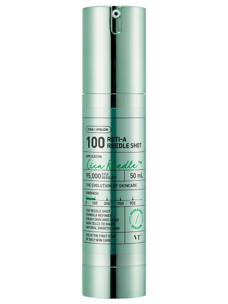 VT Cosmetics Сыворотка с микроиглами и ретинолом для лифтинга и обновления кожи Reti-A Reedle Shot 100 50 мл