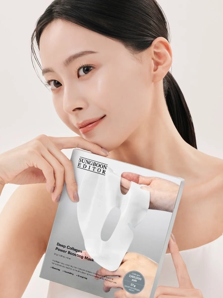 Sungboon Editor Подтягивающая гидрогелевая маска Deep Collagen Power Boosting Mask 37 гр х 4 шт фото 1