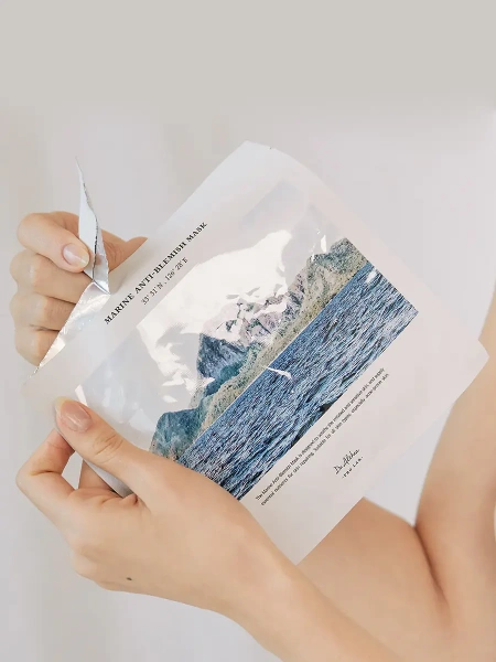 Dr. Althea Противовоспалительная тканевая маска Marine Anti-Blemish Mask 27 гр фото 1