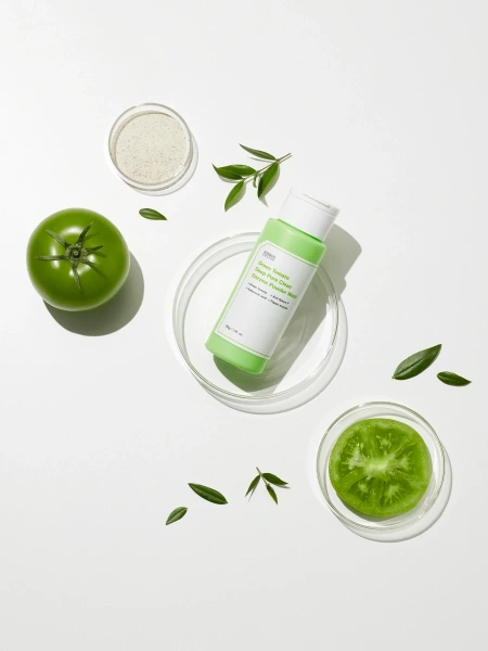 Sungboon Editor Энзимная пудра для глубокого очищения пор Green Tomato Deep Pore Clean Enzyme Powder Wash 50 гр фото 3