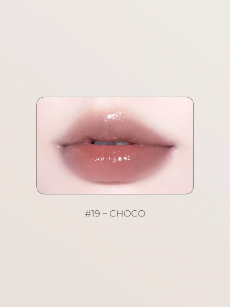 BBIA Глянцевый тинт для губ – шоколадный Glow Lip Tint – 19 Choco 3.2 гр фото 1