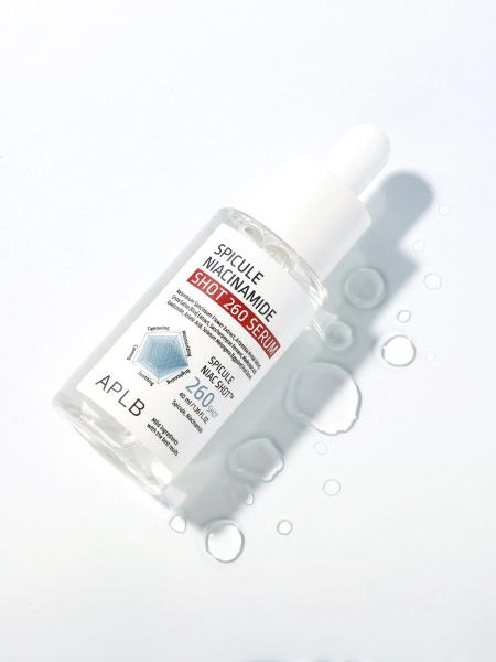 APLB Обновляющая сыворотка со спикулами и ниацинамидом Spicule Niacinamide Shot 260 Serum 40 мл фото 3