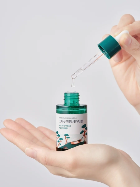 Round Lab Успокаивающая ампула с экстрактом сосны и центеллы Pine Calming Cica Ampoule 30 мл фото 4
