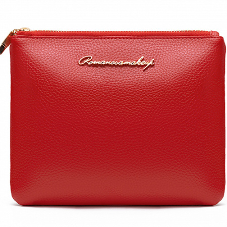 Romanovamakeup Красная стильная косметичка  1 шт