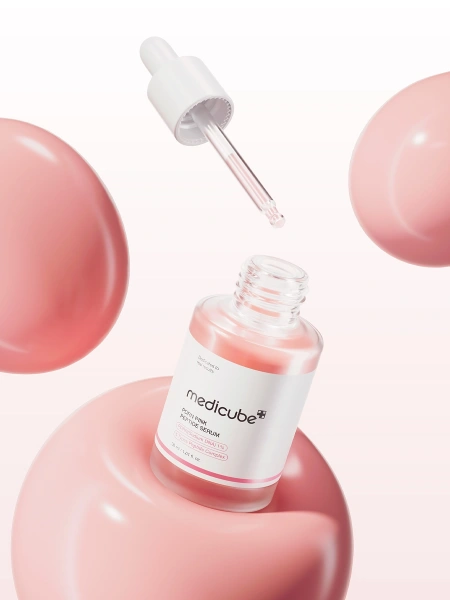 Medicube Укрепляющая сыворотка с ПДРН и пептидами PDRN Pink Peptide Serum 30 мл фото 11