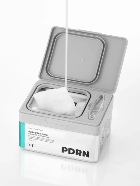 VT Cosmetics Набор тканевых масок с ПДРН для сияния кожи PDRN Daily Mask 30 шт фото 2