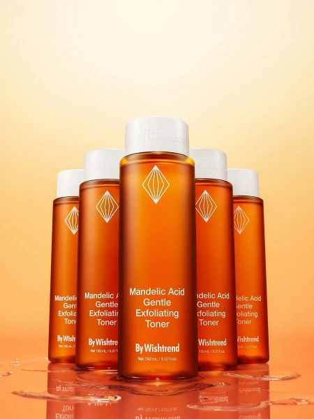 By Wishtrend Отшелушивающий тонер с 5% миндальной кислоты Mandelic Acid Gentle Exfoliating Toner 150 мл фото 7