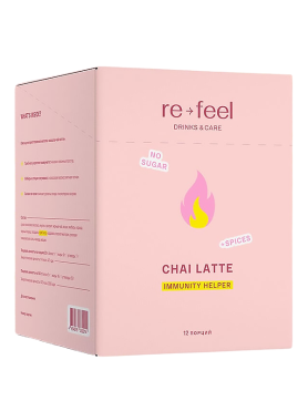 Чай-латте с чагой и специями re-feel Chai Latte - купить 1 990 ₽ 