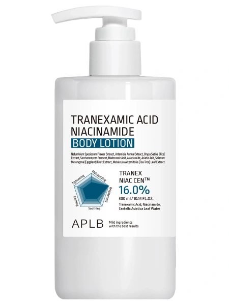 APLB Осветляющий лосьон для тела с транексамовой кислотой и ниацинамидом Tranexamic Acid Niacinamide Body Lotion 300 мл