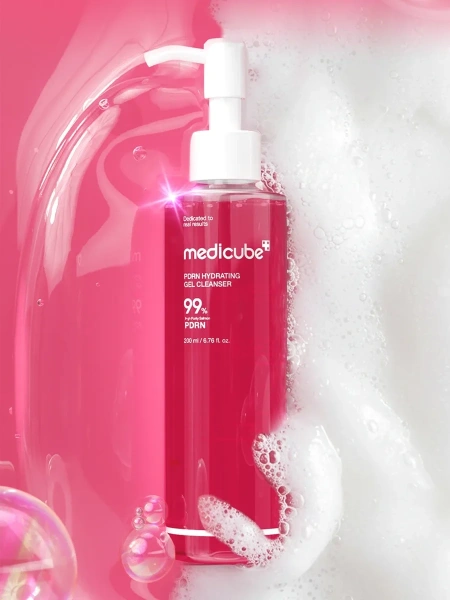 Medicube Увлажняющий гель для умывания с ПДРН и LHA-кислотой PDRN Hydrating Gel Cleanser 200 мл фото 2