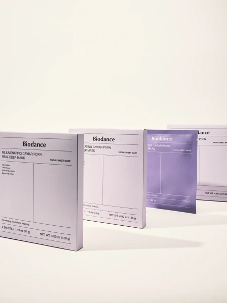 Biodance Омолаживающая гидрогелевая маска с ПДРН и икрой Rejuvenating Caviar PDRN Real Deep Mask 34 гр х 4 шт фото 5