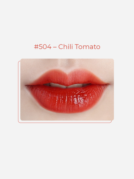 Стойкая матовая помада для губ – 504 томатный чили ZEESEA Light Matte Liquid Lip Stain – Chili Tomato - купить 1 290 ₽ 