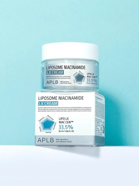 APLB Увлажняющий крем с липосомами и ниацинамидом Liposome Niacinamide LX Cream 55 мл фото 3
