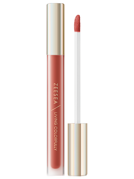 ZEESEA Вельветовый тинт для губ – 02 бархат Velvet Matte Moisturizing Lip Cream – Uron Mikan 1.8 гр