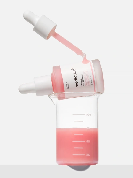 Medicube Укрепляющая сыворотка с ПДРН и пептидами PDRN Pink Peptide Serum 30 мл фото 6