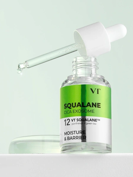 VT Cosmetics Увлажняющая ампула со скваланом и экзосомами центеллы S4 Moisture Ampoule 30 мл фото 3