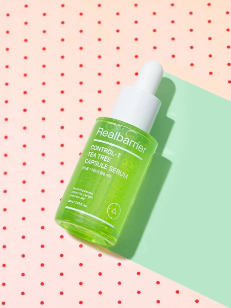 Real Barrier Себорегулирующая сыворотка для жирной кожи Control-T Tea Tree Capsule Serum 30 мл фото 3