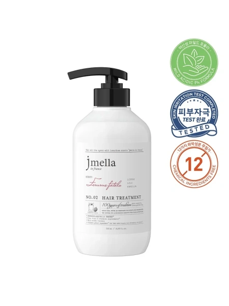 Jmella Парфюмированный кондиционер для всех типов волос In France Femme Fatale Hair Treatment 500 мл фото 4