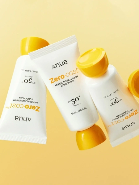 Anua Увлажняющий солнцезащитный крем SPF50 Zero-Cast Moisturizing Finish Sunscreen 50 мл фото 6