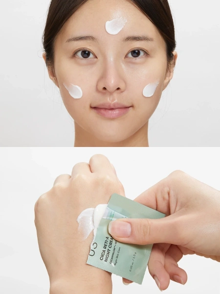 VT Cosmetics Трёхступенчатый набор с ретинолом: сыворотка-бустер + маска + крем Cica Reti-A All In One 3Step Mask 1.5+25+1.5 гр фото 4