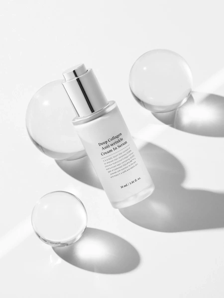 Sungboon Editor Двухфазная сыворотка-крем с коллагеном для упругости кожи Deep Collagen Anti Wrinkle Cream In Serum 30 мл фото 4