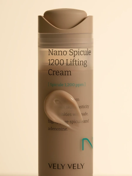 Vely Vely Лифтинг-крем c нано-иглами спикулы Nano Spicule 1200 Lifting Cream 50 мл фото 2
