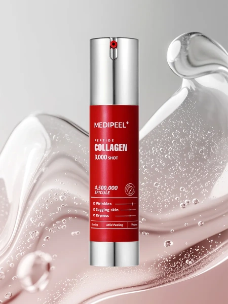 Medi-Peel Деликатная обновляющая сыворотка с микроиглами Red Lacto Collagen Peptide 3000 Shot Serum 50 гр фото 1