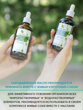 Масло Пихтовых побегов высокогорной пихты Сибирской с Полипренолом сыродавленное
