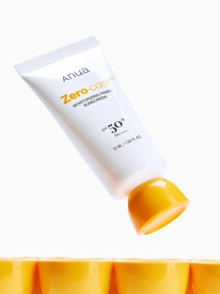 Anua Увлажняющий солнцезащитный крем SPF50 Zero-Cast Moisturizing Finish Sunscreen 50 мл фото 10
