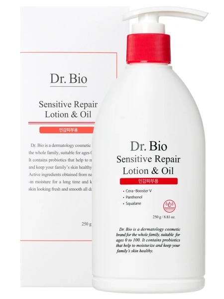Dr. Bio Восстанавливающий лосьон-масло для чувствительной кожи Sensitive Repair Lotion&Oil 250 мл