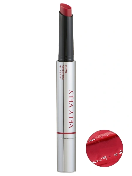 Vely Vely Тающий бальзам для объема губ – розовый Glass Lip Voluming Balm – 04 Plum Pink 1.7 гр