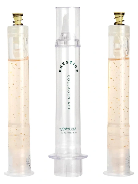 Vely Vely Антивозрастная ампула с коллагеном и золотом Prestige Collagen Age Ampoule 20 мл х 2 шт