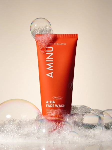 Aminu Гель для умывания с АНА-кислотами A-HA Face Wash 100 мл фото 4