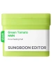 Sungboon Editor Отшелушивающие тонер-пэды для глубокого очищения и сужения пор Green Tomato NMN Pore Peeling Pad 60 шт