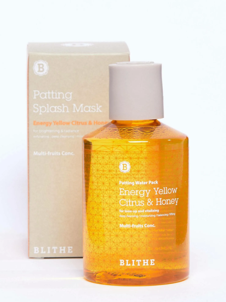 Blithe Сплэш-маска с цитрусом и медом для сияния и красивой кожи Energy Yellow Citrus & Honey Patting Splash Mask 150 мл фото 4