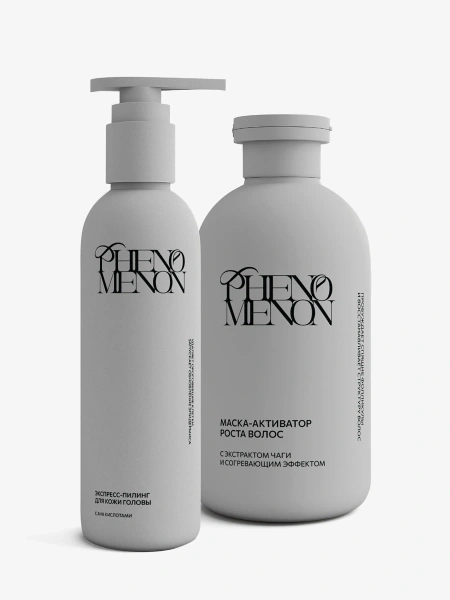 Phenomenon Программа ухода для активации роста волос с АНА-кислотами и экстрактом чаги  290 мл фото 4