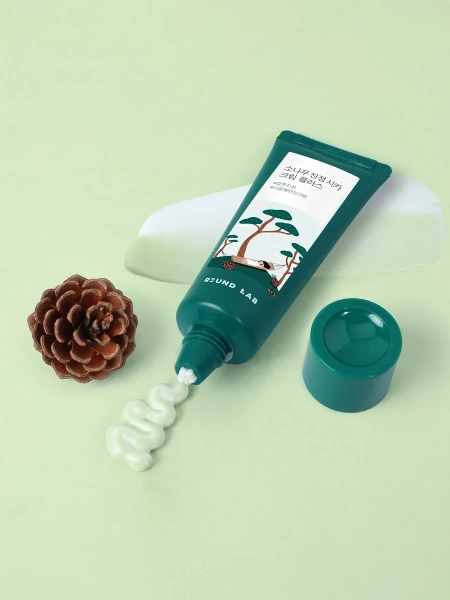 Round Lab Восстанавливающий крем с сосной и центеллой: против воспалений и постакне Pine Calming Cica Cream Plus 60 мл фото 3