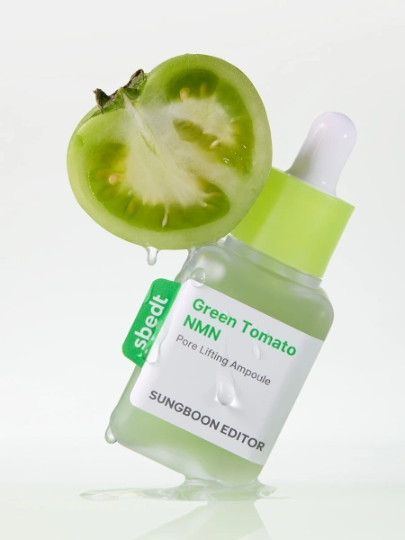 Sungboon Editor Лифтинг-сыворотка для сужения пор и упругости кожи Green Tomato NMN Pore Lifting Ampoule 40 мл фото 1