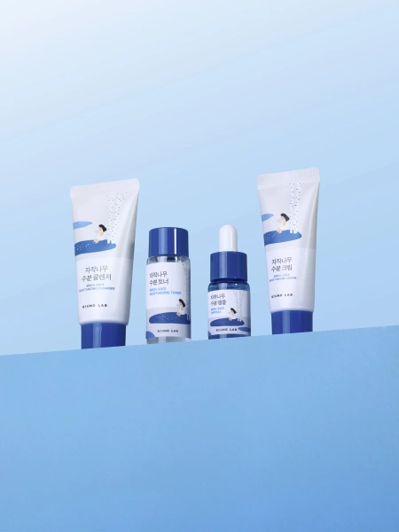 Round Lab Дорожный набор с березовым соком: пенка + тонер + сыворотка + крем Birch Juice Trial Kit 30+20+10+20 мл фото 2