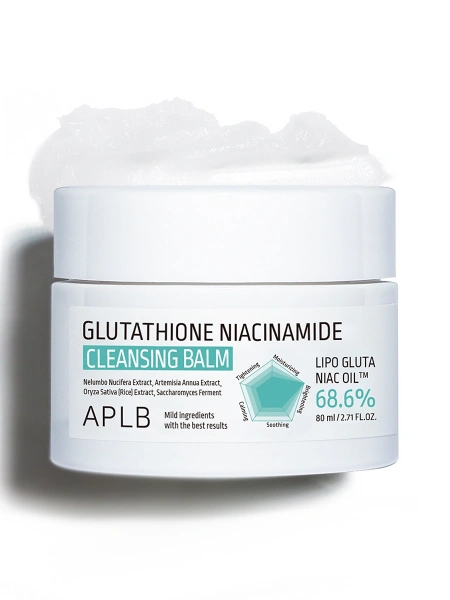 APLB Гидрофильный бальзам с глутатионом и ниацинамидом Glutathione Niacinamide Cleansing Balm 80 мл фото 5