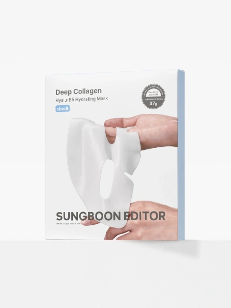 Sungboon Editor Увлажняющая гидрогелевая маска Deep Collagen Hyalu-B5 Hydrating Mask 37 гр х 4 шт фото 6