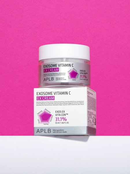 APLB Крем для лица с экзосомами и витамином С Exosome Vitamin C EX Сream 55 мл фото 4
