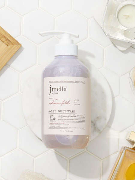 Jmella Парфюмированный гель для душа In France Femme Fatale Body Wash 500 мл фото 2