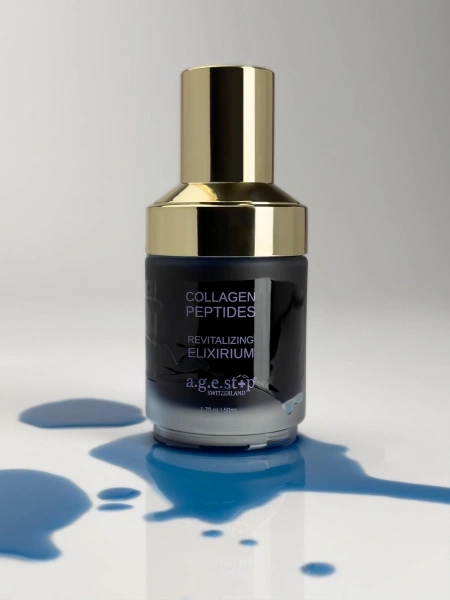 a.g.e.stop Восстанавливающий эликсир с морским коллагеном и пептидами Collagen Peptides Revitalizing Elixirium 50 мл фото 1