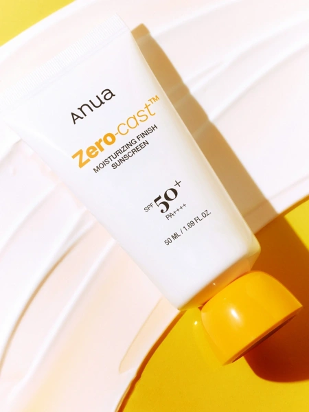 Anua Увлажняющий солнцезащитный крем SPF50 Zero-Cast Moisturizing Finish Sunscreen 50 мл фото 8