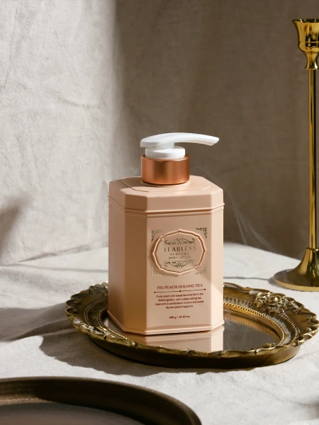 Teabless Парфюмированный лосьон «Инжир, Персик» Fig Peach Oolong Tea Perfume Body Lotion 480 гр фото 4