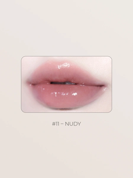 BBIA Глянцевый тинт для губ – нюдово-бежевый Glow Lip Tint – 11 Nudy 1.2 гр фото 1