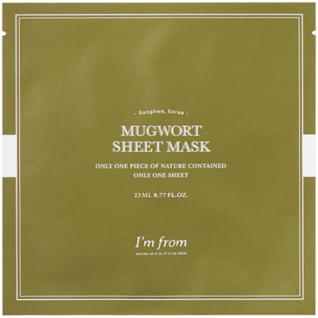 I'm from Успокаивающая тканевая маска для проблемной кожи с полынью Mugwort Sheet Mask 20мл