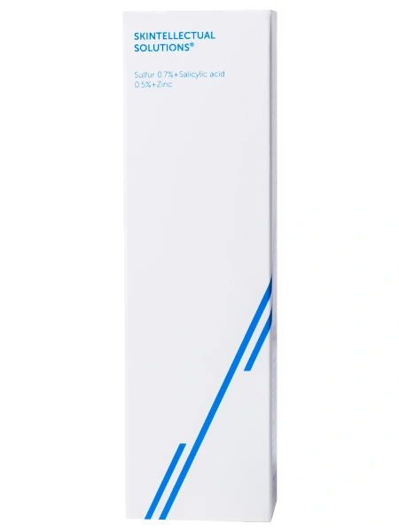 Skintellectual Solutions Очищающая маска с противовоспалительным действием Sulfur 0.7% + Salicylic acid 0.5% + Zinc 30 мл фото 3